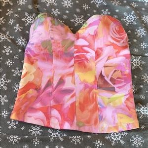 Floral corset